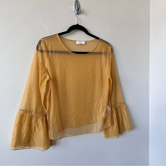 Aritzia-babaton Humbert Blouse in Golden Cairo (Size:Small) - Picture 5 of 7